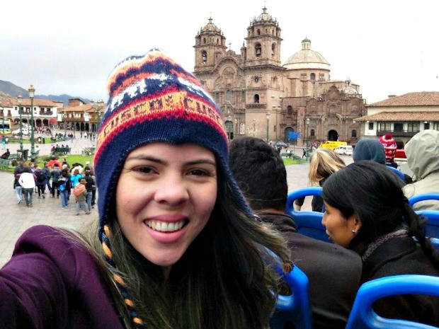 Arquiteta decidiu aproveitar o Ano Novo em Cusco (Foto: Diana Bastos / Arquivo Pessoal)